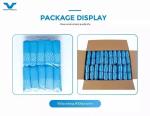 Elastic Style Disposable PP 10-30g Blue Anti Slip Printed Shoe Cover Professiona