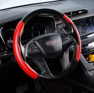 Wholesale Cadillac Series Carbon Fiber Steering Wheel Cover Easy Installation Perfomance Parts from china suppliers