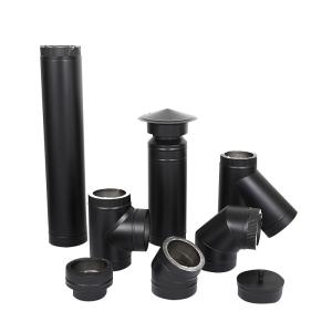 Wholesale Galvanized Wood Heater Chimney Kit Easy Ease Installation For Indoor Outdoor from china suppliers