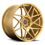 Golden 1 Piece Forged Wheels For BMW Audi Benz 18 19 20 21 22 Inch 5x120