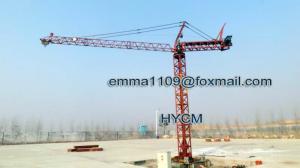 Wholesale Mini 700kg Load Inner Climbing Tower Crane 9mts Jib Length CIF Brazil from china suppliers