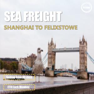 Wholesale EMC YML Liner International Sea Freight Logistics From Shanghai To Felixstowe UK from china suppliers