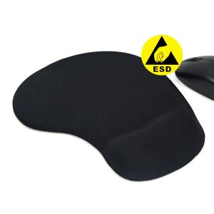 China ESD Antistatic Black Desk Soft Durable Silicone Wrist Rest Mouse Pad on sale