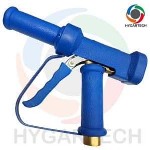 Wholesale Brass Extension Tube Nozzle Industrial Blue Water Gun With Safety Loop Hot Water Wash Down Cleaning from china suppliers