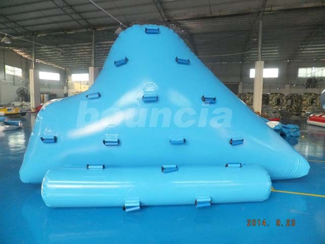 Durable Inflatable Floating Iceberg For Climbing , Kids Inflatable Climbing Mountain