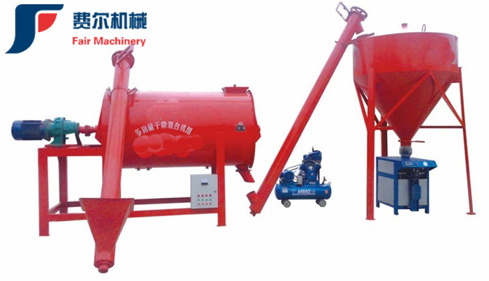 High Efficiency Dry Mix Mortar Mixer , Automatic Dry Mortar Equipment 10-50ton/H