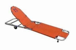 Wholesale 220kg 200CM High Quality Aluminum Alloy Double Fold Submarine Stretcher With Two Wheels from china suppliers
