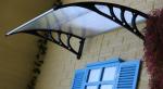 Windproof Solid Polycarbonate Awning , Polycarbonate Sheet Canopy Heat
