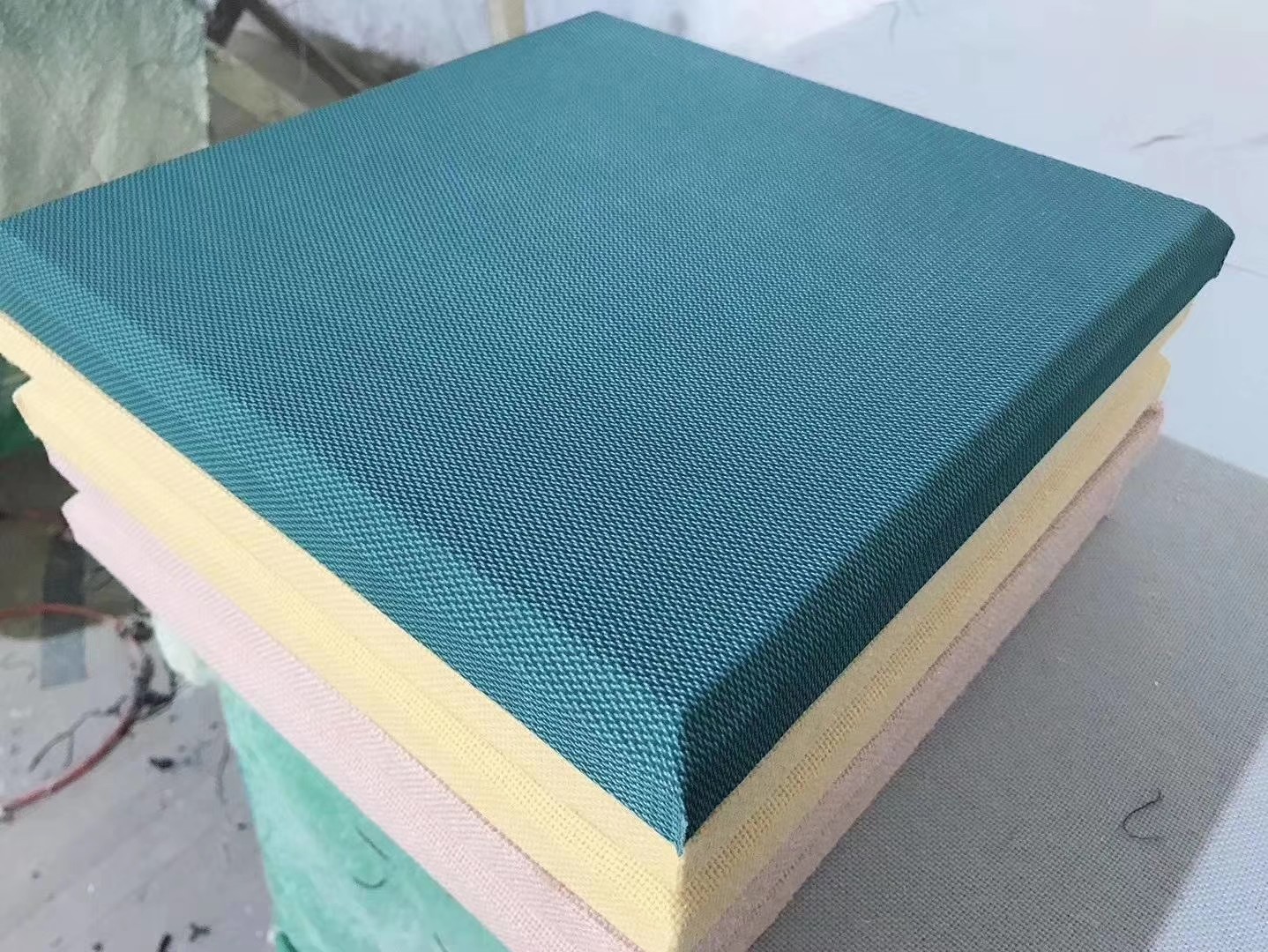 Interior Wall Fabric Acoustic Panel Fiberglass Decorative Sound Absorbing Panels