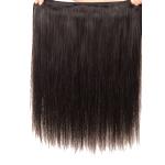 Double Machine Weft Virgin Human Hair Bundles Long Straight Hair Extensions For
