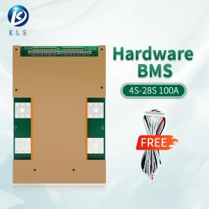 China 4s-28s 100a Max Smart BMS Board Energy Storage Lifepo4 Nmc Sodium Ion Battery Protection on sale