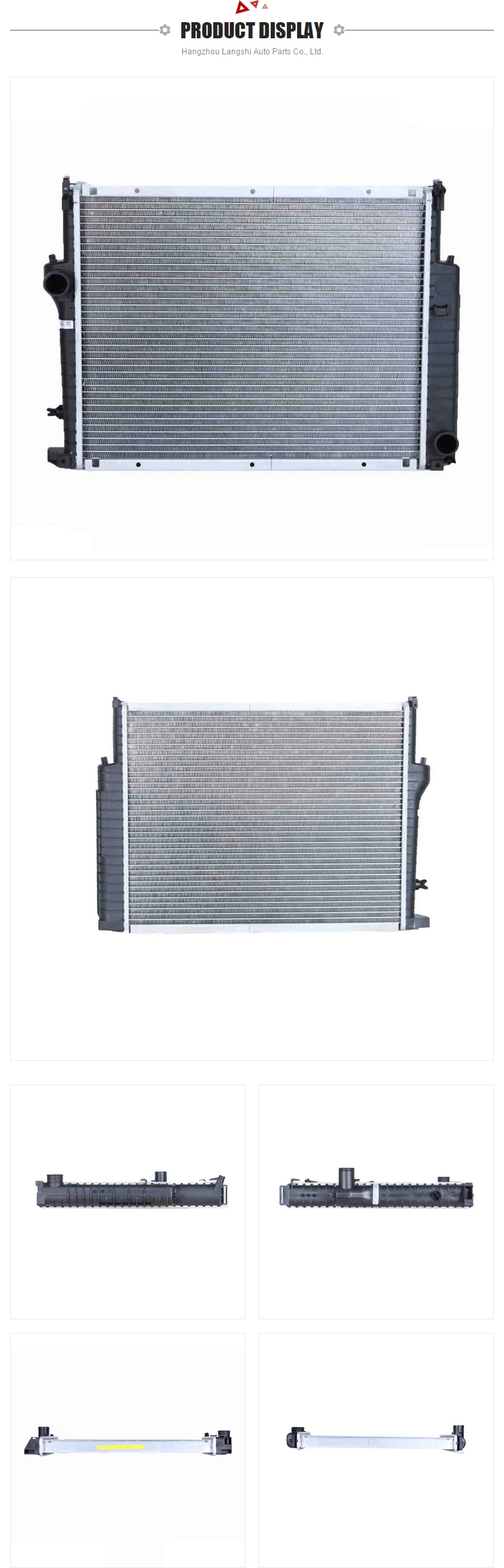 17111728908 Customized Car Spare Parts Aluminum Brazed Radiator for BMW 325 SERIES 2.5
