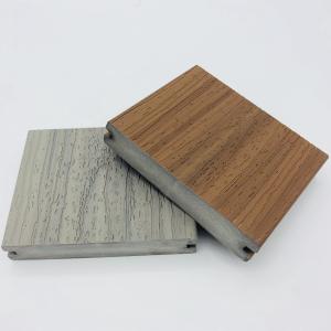 Wholesale Outdoor Anti-UV Waterproof Plastic Wood Floor with Brushing Finish from china suppliers