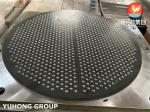 Forged Stainless Steel Tube Sheet For Shell and Tubular Heat Exchanger Fixied