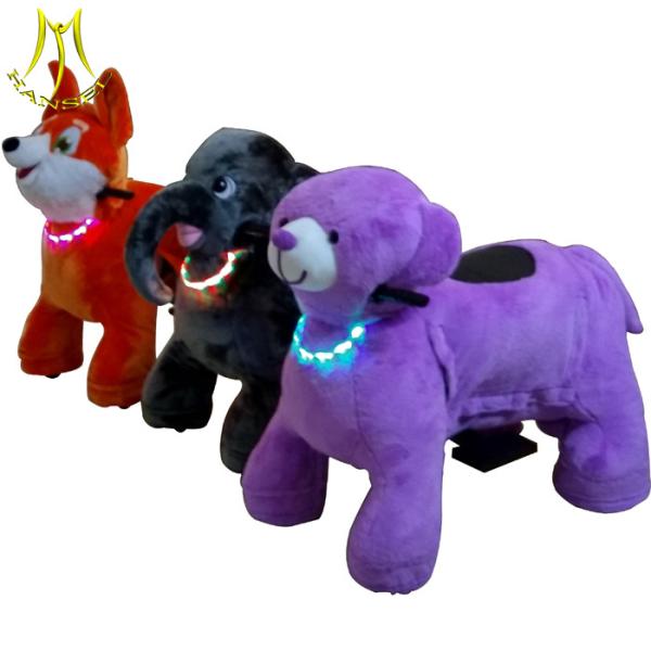 Hansel battery animals toy electric car and coin operated animal scooter with