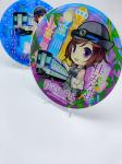 Colorful Acrylic Stand Figures Railway Souvenir Circular 200mm Size
