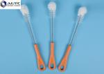 Transparent Sponge Bottle Brush , Household Cleaning Brushes Long Shank