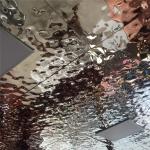 Hammered Stainless Steel Sheets Gold Mirror Finish For Hotels Villa Lobby