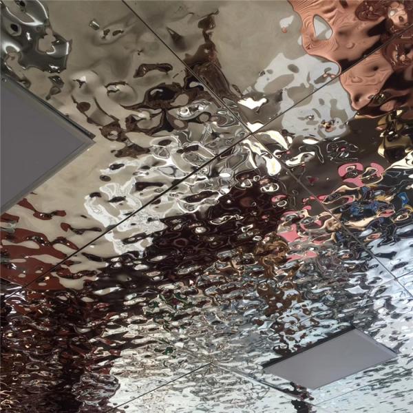 decorative stainless steel ceiling panel hammered stainless steel sheet mirror