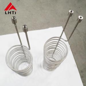 China Flexible Coil Grade 9 Titanium Tube OD 10mm Seamless Annealed on sale