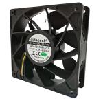 120x120x38mm Computer Cabinet Cooling Fan M12D Plastic Material