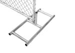 1⅞"(48mm) tubing 6ft x 10ft cross brace temporary construction steel fence chain