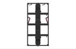 500*1000Mm Outdoor Rental Led Display Video Wall Light Cabinet Of Aluminum Die