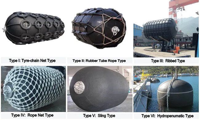 Dock Jetty Pneumatic Rubber Fender Yokohama Inflatable Anti Collision
