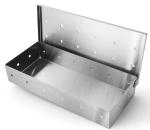 Wood Chip 22.2cm Rectangle Stainless Steel Grill Smoking Box For Gas Bbq