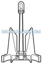 Molastar Stainless Steel Marine AC-14 Anchor Steel Anchor For Marine High
