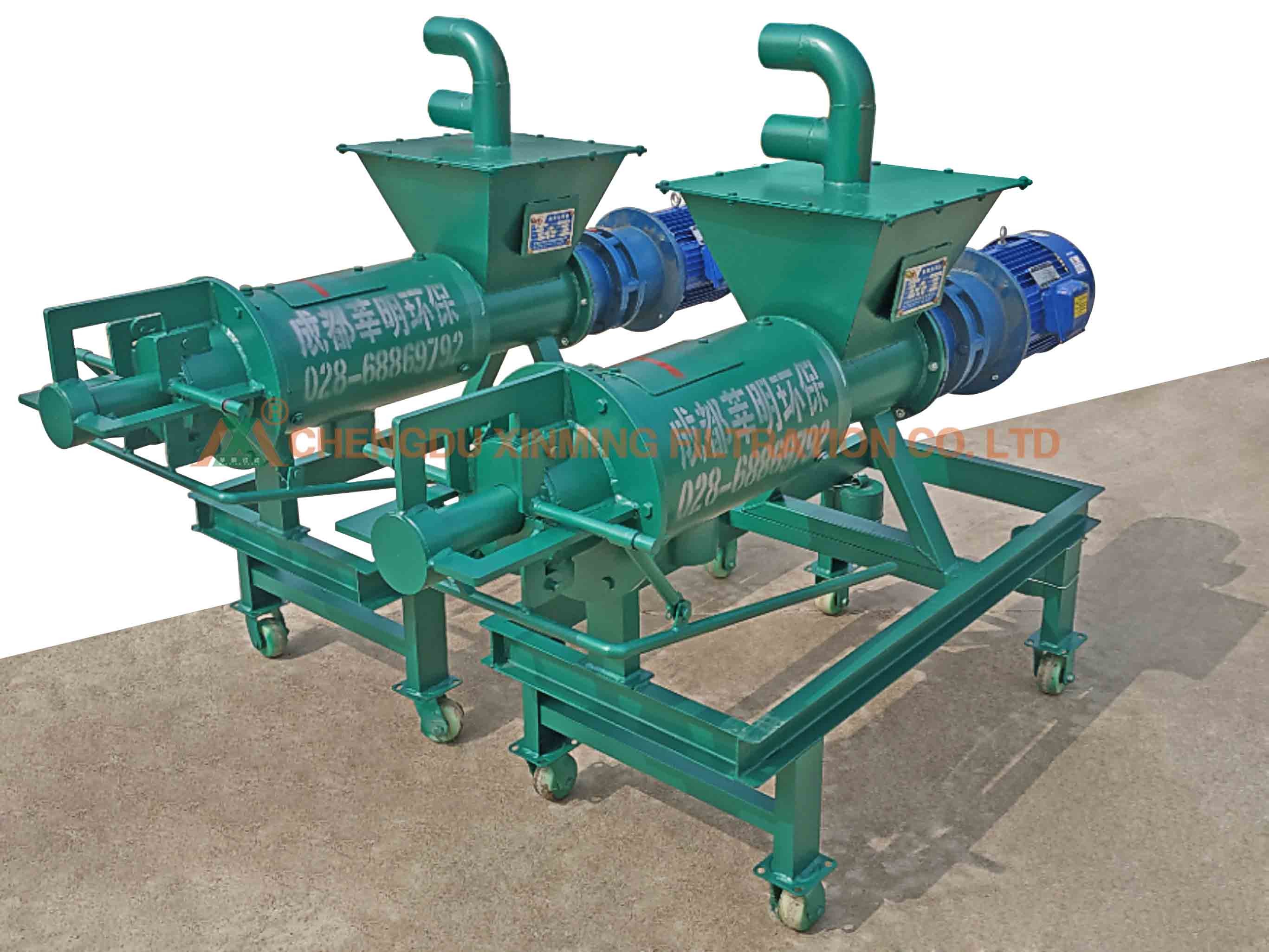 XMGF-180 Solid Liquid Separation Device , Solid Liquid Separator For Duck Manure Treatment