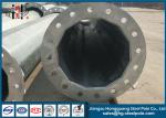 Galvanized Electric Steel Tubular Towers Power Transmission Line 10KV - 500KV
