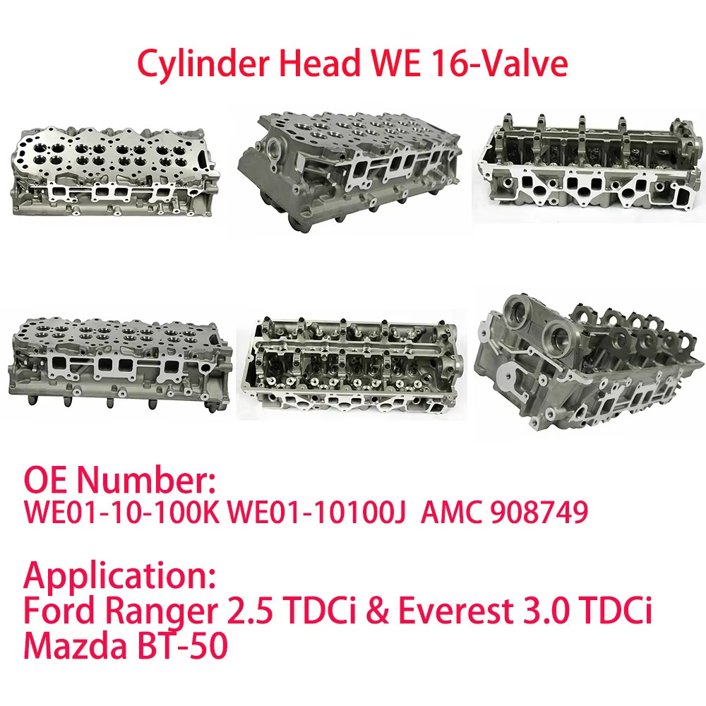 Cylinder Heads Ford Ranger 3.2 P5ATFord Ranger 2.2 P4AT Ford Everest 2011 Cylinder Head Aluminum Ford 2.3l Cylinder Head
