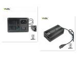 48V 58.8V 6A Sealed Lead Acid Battery Charger Silver Or Black Color