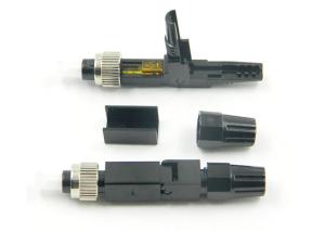 Wholesale Black FC UPC Fiber Connector , High Durability Fiber Fast Connector from china suppliers