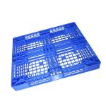 Corrosion Resistant Grid Surface HDPE Plastic Pallets Blue 1200*1000mm