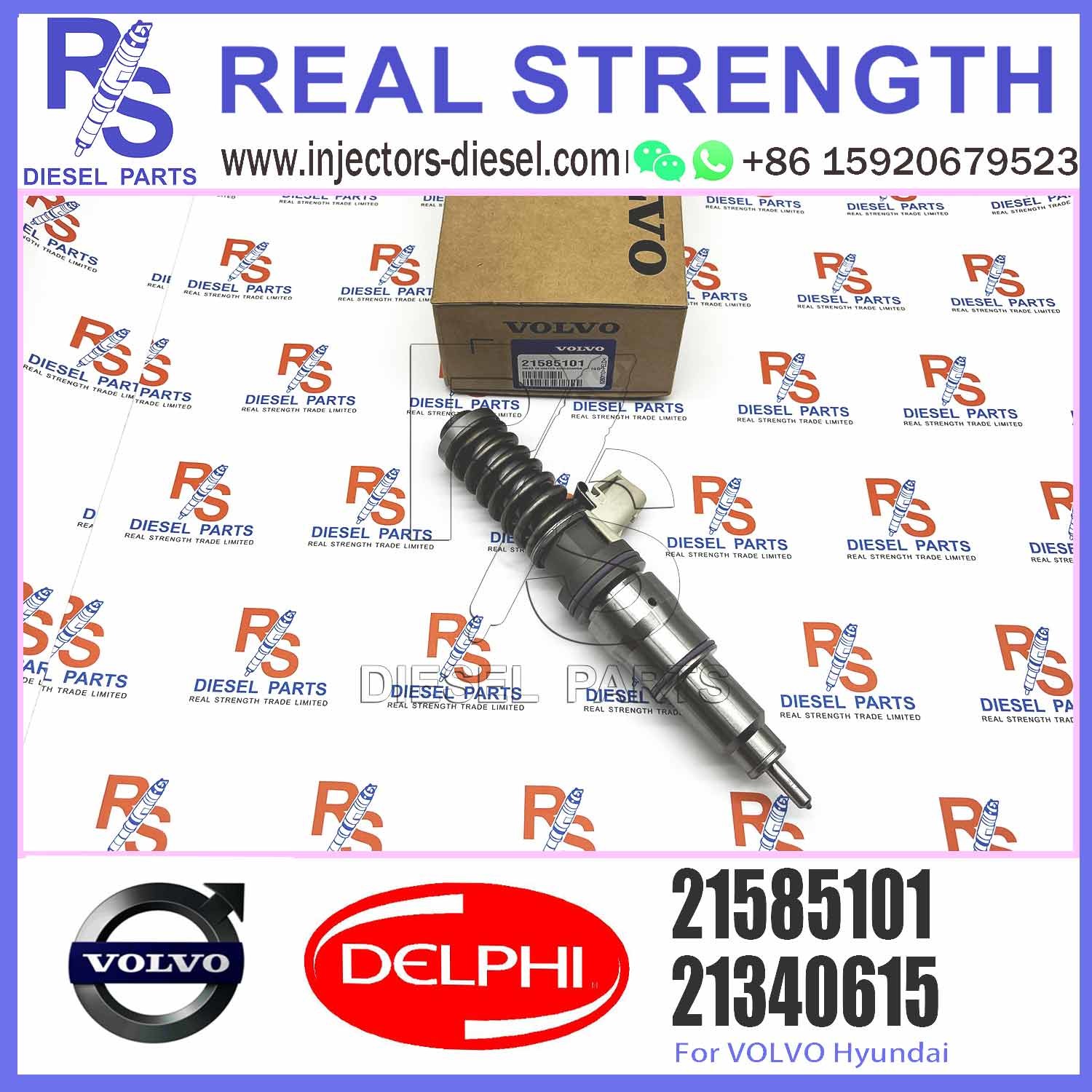 Diesel Engine Fuel Injector 21582101 BEBE4D37001 20747797 21585101 21644602 85003951 For V-O-L-V MD11