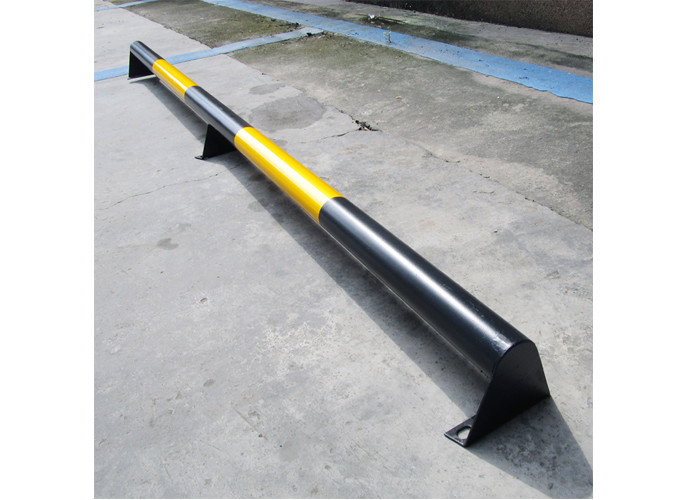 Fixed Circle Tube Reflective Car Park Wheel Stopper