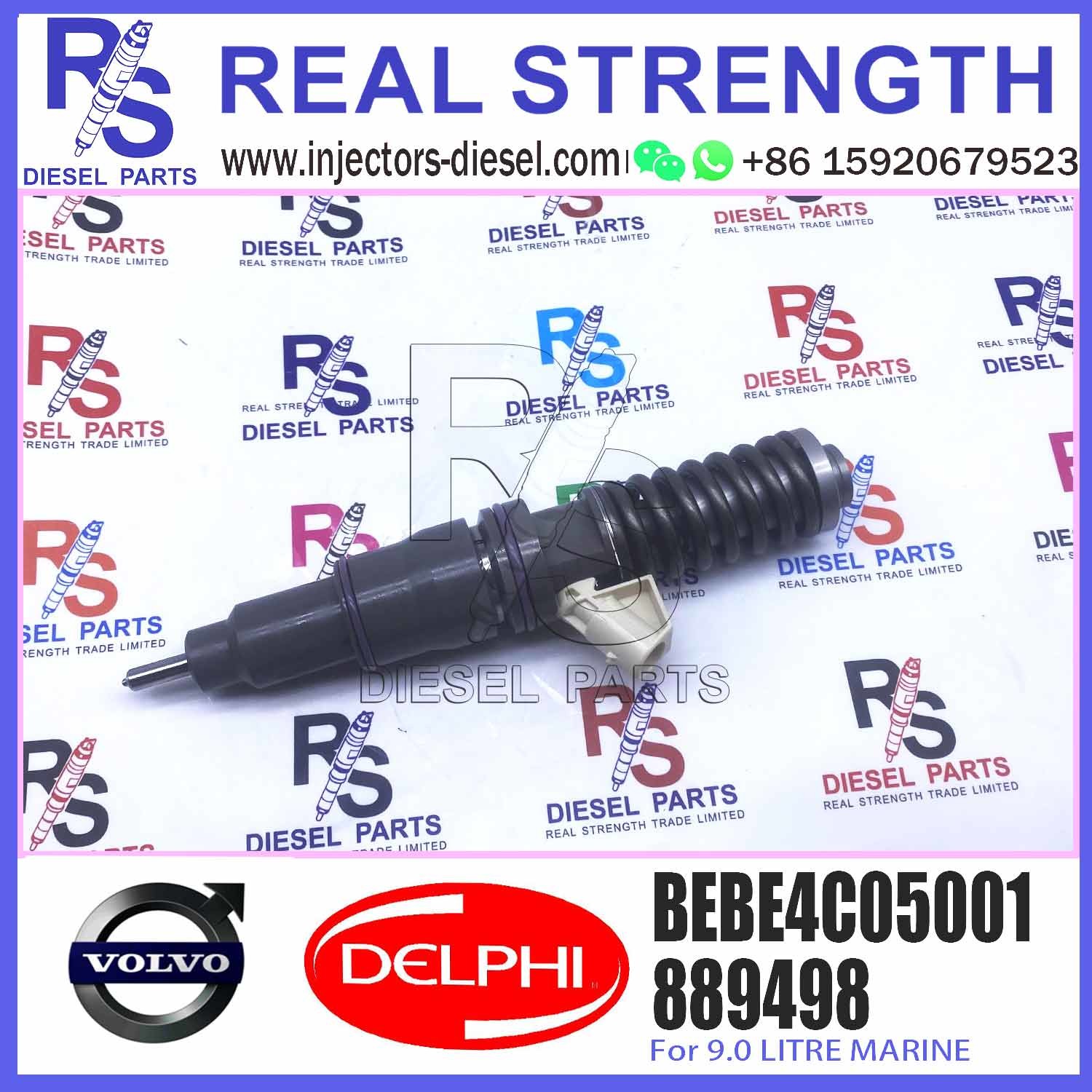 High Quality Diesel Fuel Injector 889498 0889498 BEBE4C05001 For 9.0 LITRE MARINE