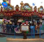 Amusement Theme Park Carousel 36 Person Ride Merry Go Round SGS Certified