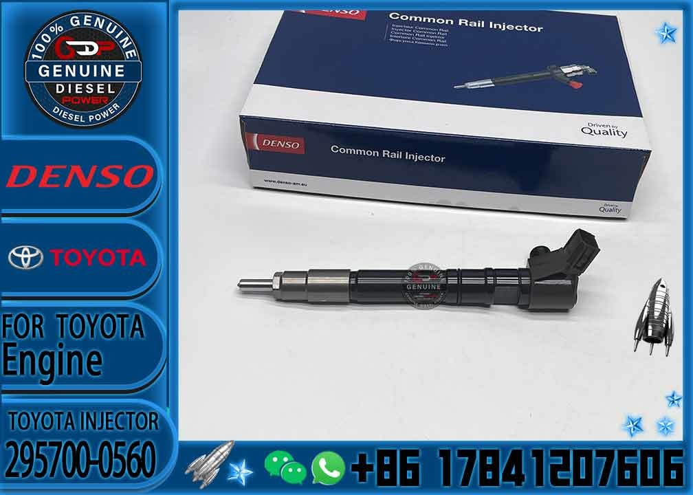 Common Rail Injector 295700-0560 23670-0E020 23670-09430 23670-11020 23670-19025 236700E020 For Toyota 2.4d 2GD-FTV REVO