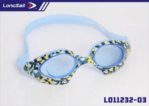 China Flower Pattern Anti Fog Diving Swimming Goggles with Shatter Resistant Polycarbonate Lens on sale
