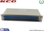 Rack Type Fibre Optic Cable Splitter PLC 1x64 Corning Optical Fiber Passive