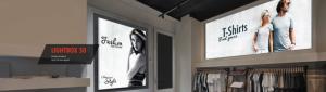 Wholesale Frameless Poster Frame LED Backlit Light Box Waterproof UV Resistant from china suppliers