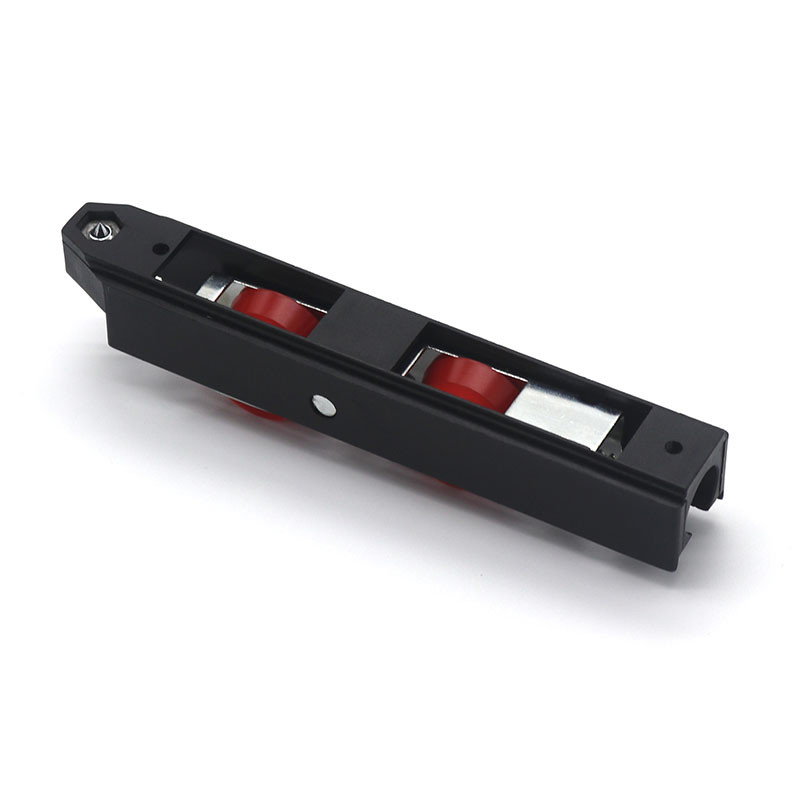 Plastic Sliding Window Roller Pa6 Material OEM Matt Finish U Groove Types