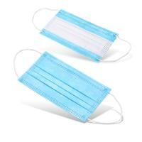 Wholesale Anti Flu Virus Non Woven Disposable Mask , Daily Use 3 Ply Surgical Face Mask from china suppliers