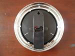 12V Chrome Neon Clock PSE Neon Tube Clock Battery Dercoration