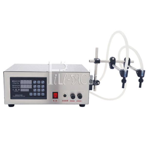 2Heads Semi Automatic Water Filling Machine Electric Digital Control Pump Liquid