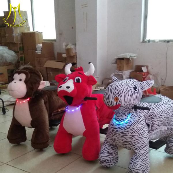 Hansel hot selling coin operated children ride on animal indoor playground