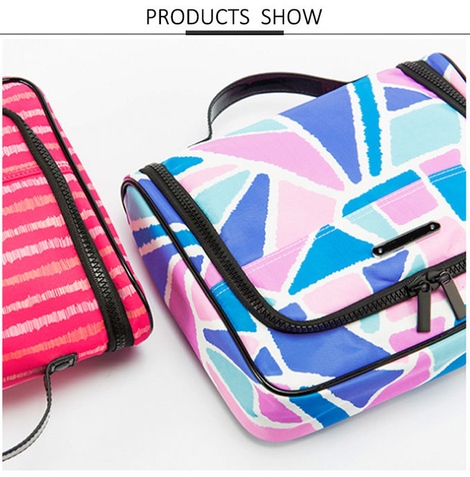 Wholesale Custom Travel Nylon Waterproof Hanging Wash Makeup Bag